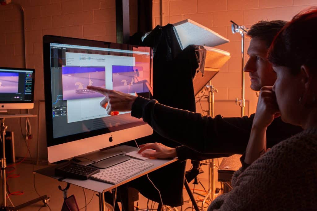 Tundra bts Behind the scenes editing on a Mac