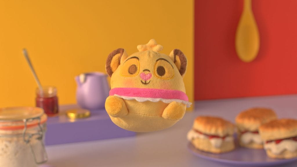 Scone Simba jumping in the air